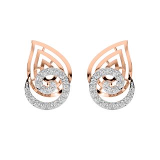 Serenity Round Diamond Stud Earrings